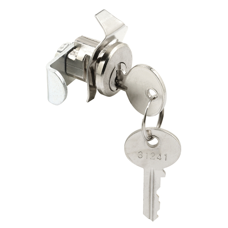 PRIME-LINE 5-Pin Tumbler Diecast Nickel-Plated Mailbox Lock, Jensen General S 4137